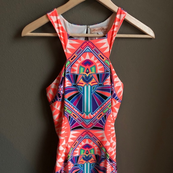 Mara Hoffman Maxi Dress Cut Out Back Orange - Picture 8 of 11